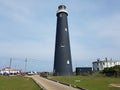 The old Dungeness lighthouse it is in Kent England