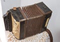 Old dusty accordion