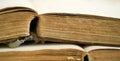 Old dusty books Royalty Free Stock Photo