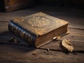 Old, dusty books, lying on the floor Royalty Free Stock Photo