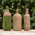 Old dusty bottle