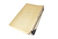 Old and dusty folder Royalty Free Stock Photo