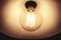 Old dusty light bulb Royalty Free Stock Photo