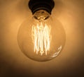 Old dusty light bulb Royalty Free Stock Photo