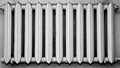 Old and dusty metal radiator Royalty Free Stock Photo