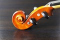 Old and dusty violin Royalty Free Stock Photo