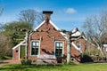 Old Dutch country cottage with espaliers