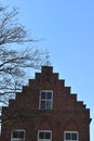 Old Dutch house in small village Royalty Free Stock Photo