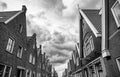 Old Dutch houses Royalty Free Stock Photo