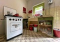 old dutch kitchen from the 70s in amsterdam Royalty Free Stock Photo
