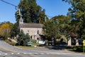 Old Dutch Reformed Church and the Sleepy Hollow Cemetery in Sleepy Hollow New York Royalty Free Stock Photo