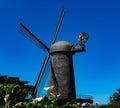 Old Dutch windmill against the blue sky in San Francisco Royalty Free Stock Photo
