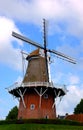 Old dutch windmill in dokkum