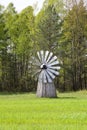 Old Dutch windmill in open-air museum, Kolbuszowa Royalty Free Stock Photo