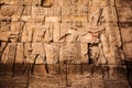 Old egypt hieroglyphs carved Royalty Free Stock Photo