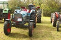 Old Eicher blue tractor