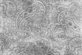 Old elaborate paisley pattern on paper.