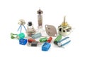 Old electonics components Royalty Free Stock Photo