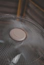 Old electric fan on ceiling Royalty Free Stock Photo