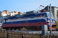 An old electric locomotive