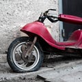 An old electric motorbike Royalty Free Stock Photo