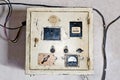 Old electrical panel Royalty Free Stock Photo