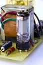 Old electronic board using vacuum tube