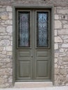 Elegant building double doors