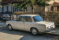 Vintage elegant car BMW 1600 parked