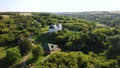 Old Elias church in Subotiv, Cherkasy region. Aerial view