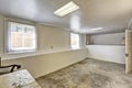 Old empty basement room with concrete floor Royalty Free Stock Photo