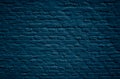 Old empty blue brick wall texture Royalty Free Stock Photo