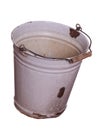 Old empty bucket