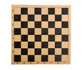 Old empty chessboard