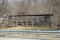 An Old Empty Corn Crib Royalty Free Stock Photo