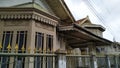 Old empty houses building at bogor view beautiful