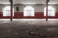 An old empty industrial warehouse interior Royalty Free Stock Photo