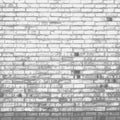 Old empty weathered bright brick wall texture Royalty Free Stock Photo