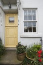 Old english country cottage in village Royalty Free Stock Photo