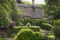 Old english country house in idyllic garden settings Royalty Free Stock Photo
