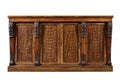 Old antique English mahogany chiffonier side cabinet dresser ba