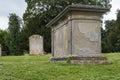 Old English tomb grave stone in a church graveyard Royalty Free Stock Photo