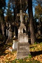 An old entombment on a cemetery