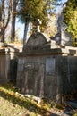 An old entombment on a cemetery