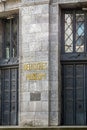 The old entrance to the Deutsches Museum, Munich, Germany, the largest science and technology museum in the world Royalty Free Stock Photo