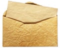 Old envelope with letter inside