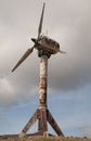 Old eolian turbine Royalty Free Stock Photo