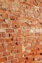 Old brick wall construction pattern Royalty Free Stock Photo