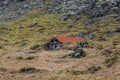 Old eroding barn in Iceland Royalty Free Stock Photo