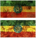 Old ethiopia flag Royalty Free Stock Photo